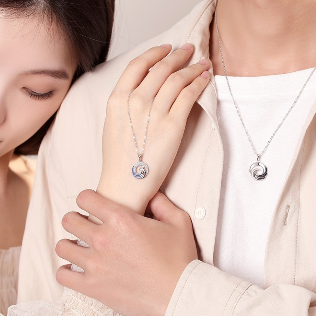 ペアネックレス 鳳凰の調和 LPBW21-LPBM21