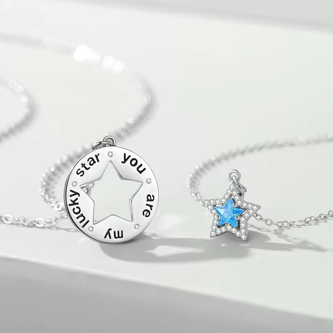 ペアネックレス ラッキースター LPNW16-LPNM16