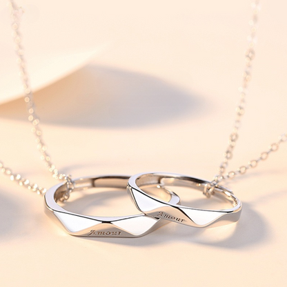 ペアネックレス 永遠のAmour LPNW19-LPNM19