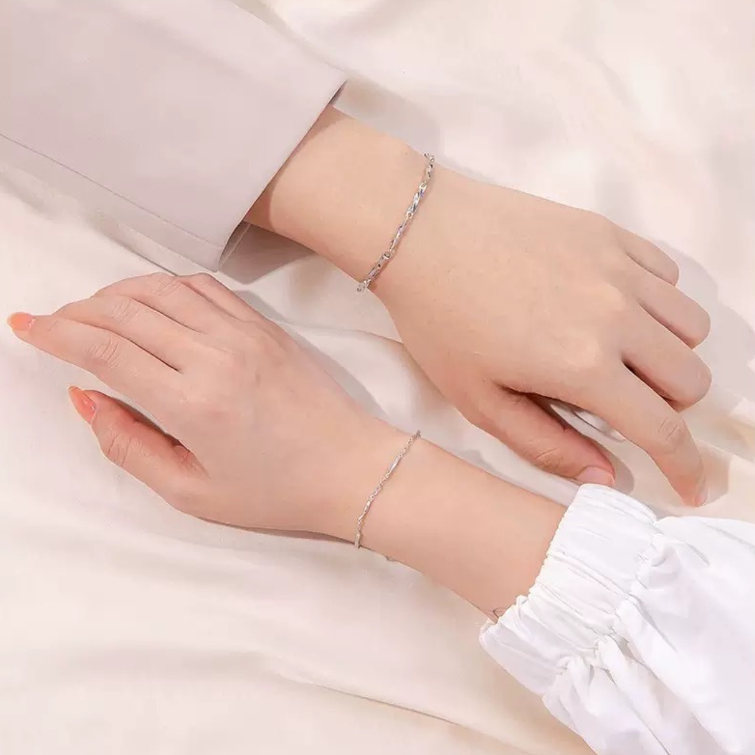 ペアブレスレット 星糸 LPBM04-LPBW04