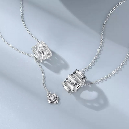 ペアネックレス 時を紡ぐ LPNW24-LPNM24