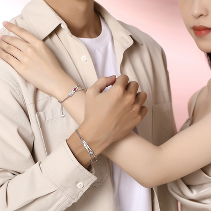 ペアブレスレット 愛の鼓動 LPBM22-LPBW22