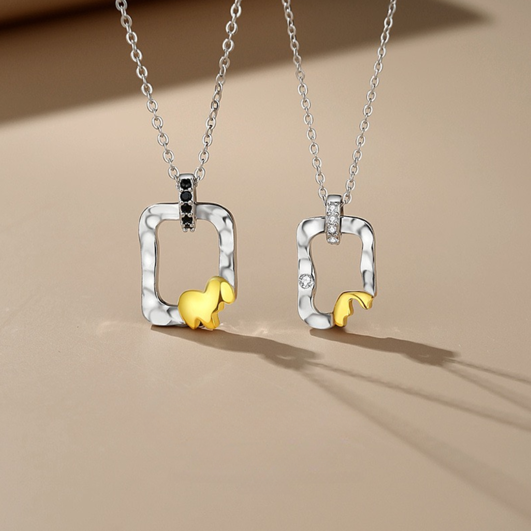 ペアネックレス リンクハート LPNW13-LPNM13