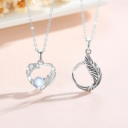 ペアネックレス 守りの羽 LPNW18-LPNM18